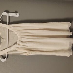 Cream Banana Republic under suit tank top